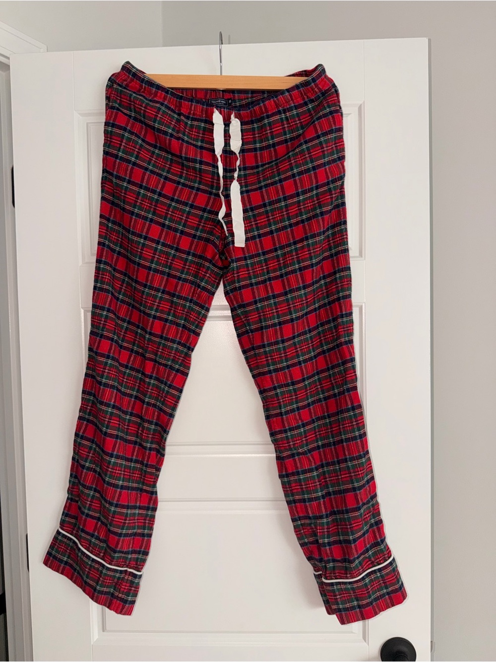 Vineyard Vines Red Plaid Drawstring Lounge Pants
